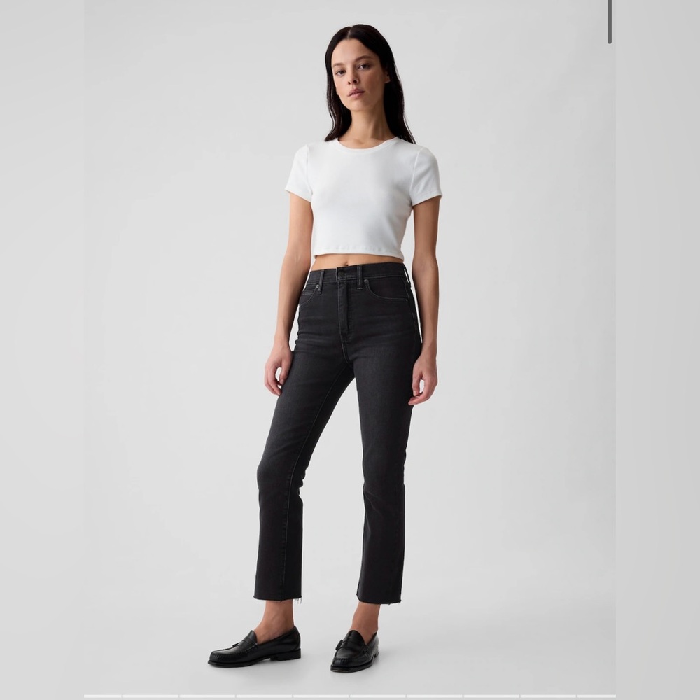 GAP Women’s Kick Fit High Rise Black Denim